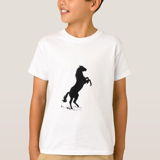 Rearing Horse T Shirt (Framsida)