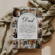 Reasons We Love You Dad Photo Collage Father's Day