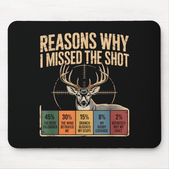 Reasons Why I Missed The Shot Funny Deer Hunting E Musmatta (Framsidan)
