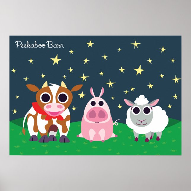 Reba, Leary och Lulu på natten Poster (Framsidan)