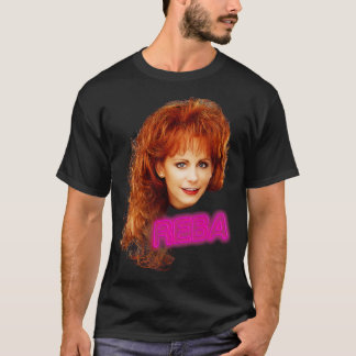 Reba NeonStyle 80s Fläkt-design T Shirt