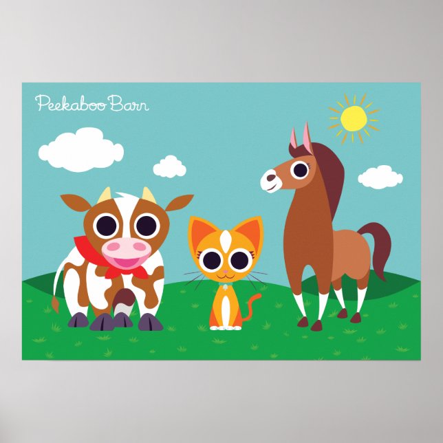 Reba, Purrl och Zora vid Daytime Poster (Framsidan)