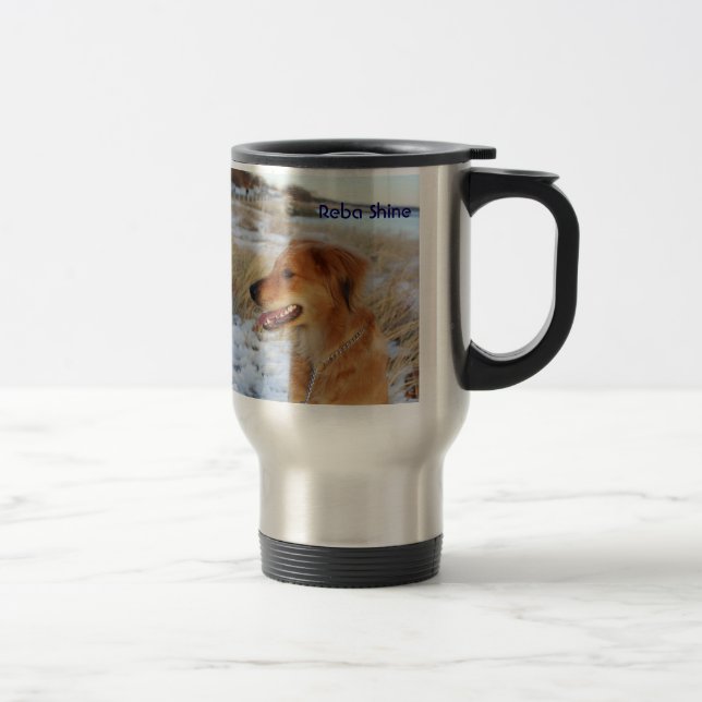 Reba skentravel mug - solsken Goldens Resemugg (Höger)