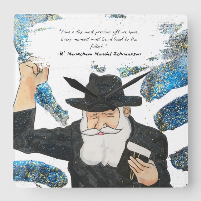 Rebbe-klockan Fyrkantig Klocka (Framsida)