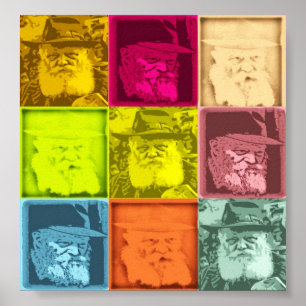 Rebbe popkonst poster