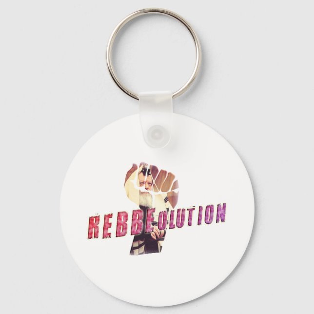 Rebbe-Revolution Nyckelring (Framsida)