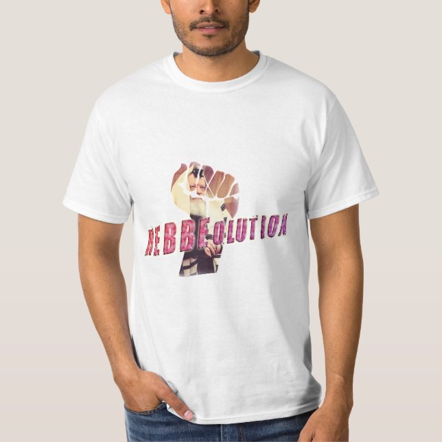 Rebbe revolution t-shirt (Framsida)