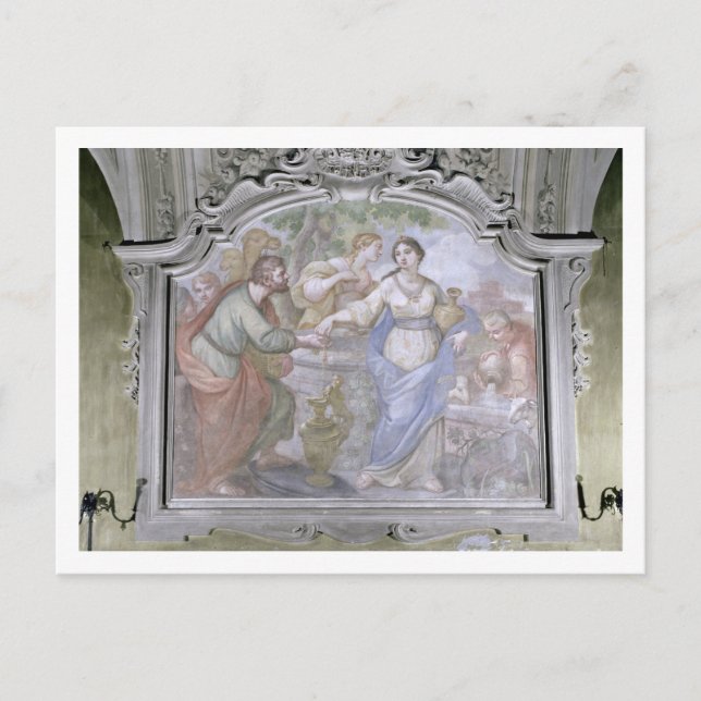 Rebecca at the well, from the Refectory, 1753-54 ( Vykort (Framsida)