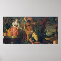 Rebecca at well - Veronese Fine Art Poster