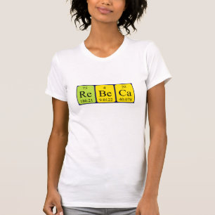 Rebecca, bord namn-skjorta t shirt