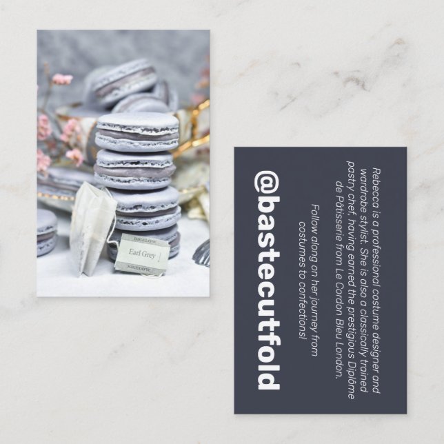 Rebecca Frey Instagram Cards Visitkort (Fram/baksida)
