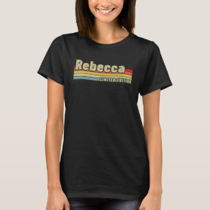 Rebecca Gift Namn Personlig Birthday Funny Chri T Shirt