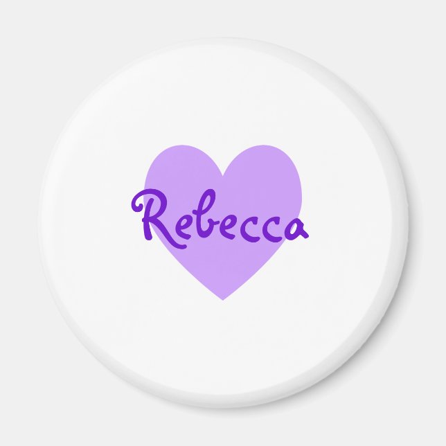 Rebecca in Lila Magnet (Framsidan)