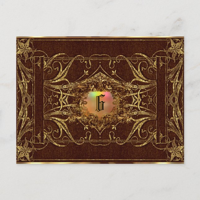 Rebecca kae Corgi Victorian Vykort (Framsida)