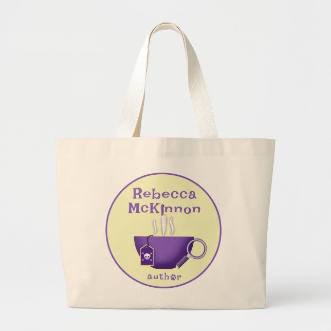 Rebecca McKinnon Myasty Author Logotyp Bag Jumbo Tygkasse (Framsidan)