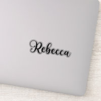 Rebecca Namn - handskriven calligrafi