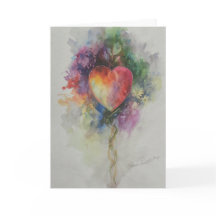 Rebecca's Heart Card för tillfällen