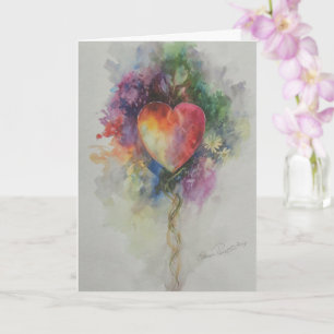 Rebecca's Heart Card för tillfällen Kort