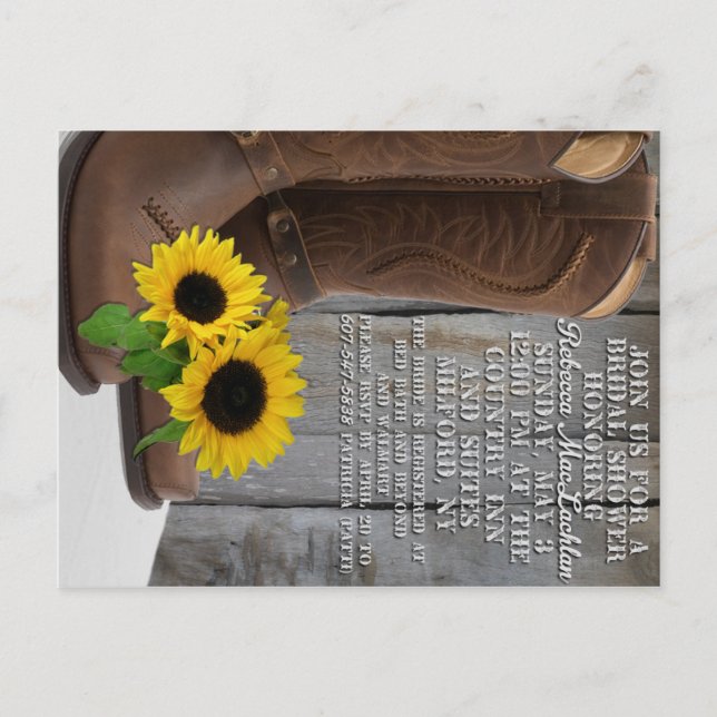 RebeccaShower Vykort (Framsida)