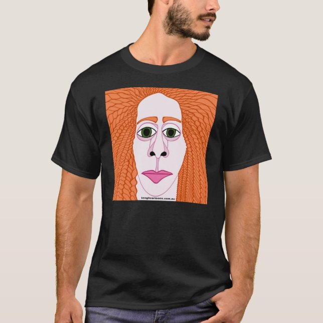 Rebekah bäckar av Bruce Keogh - keoghcartoons T Shirt (Framsida)