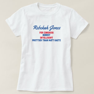 Rebekah Jones For Congress T Shirt