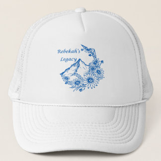 Rebekahs Legacy White Truckers Hat Keps