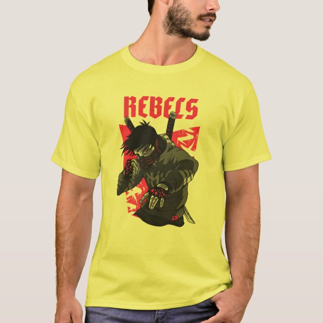 Rebel Anime Manar T-Shirt (Framsida)