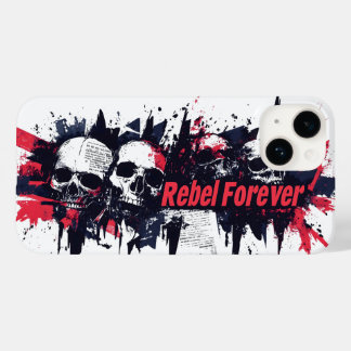 "Rebel för" - Edgy skullgrafik
