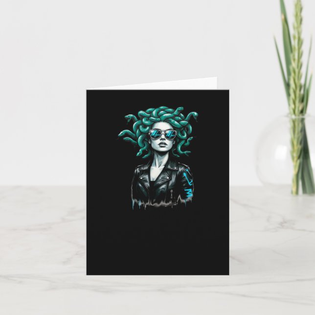 Rebel Jellyfish Sticker Kort (Framsida)