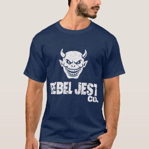 Rebel Jester Co. – Djävul Grin Streetwear Logotyp  T Shirt
