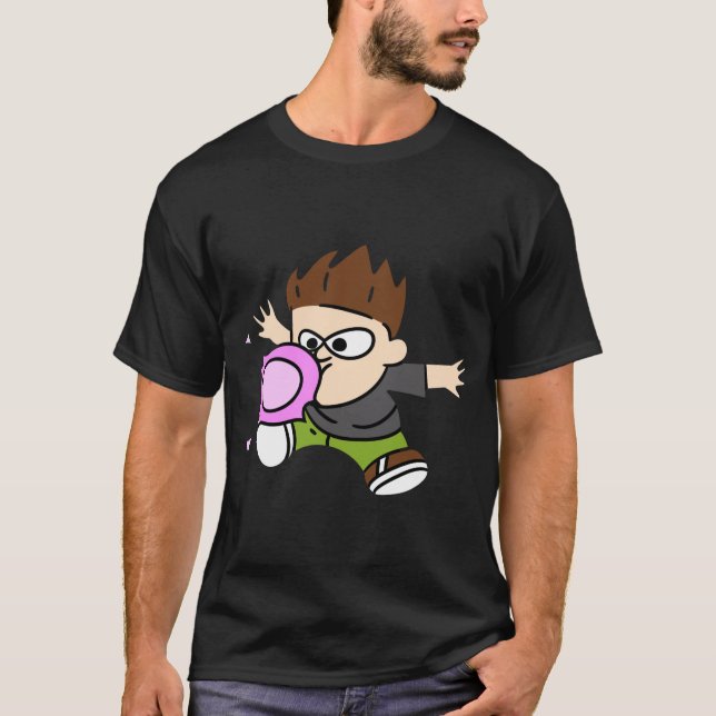 Rebel Kid – Modig Attityd Streetwear T-Shirt (Framsida)