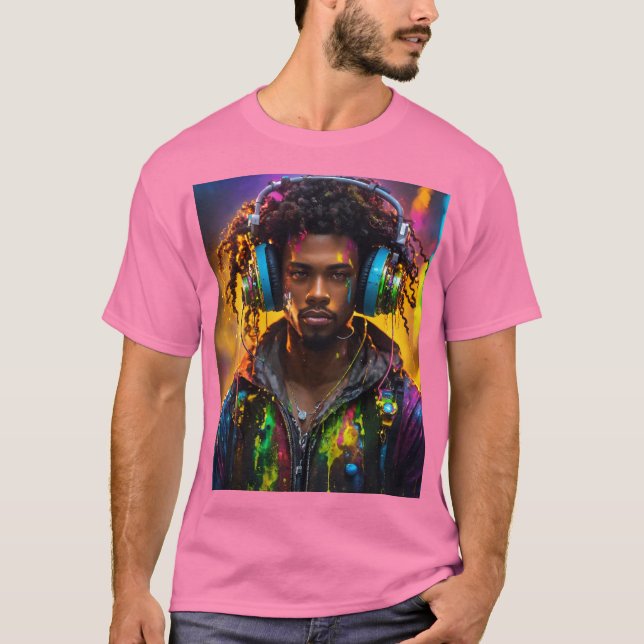 "Rebel Ljud: Sten puls" T Shirt (Framsida)