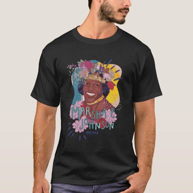 Rebel Marsha P Johnson Porträtt T Shirt (Framsida)