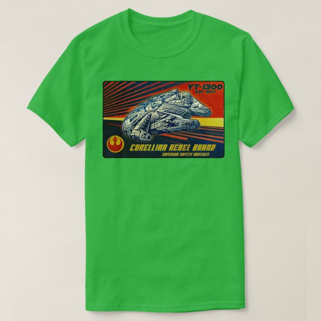 Rebel Matches T Shirt (Design framsida)