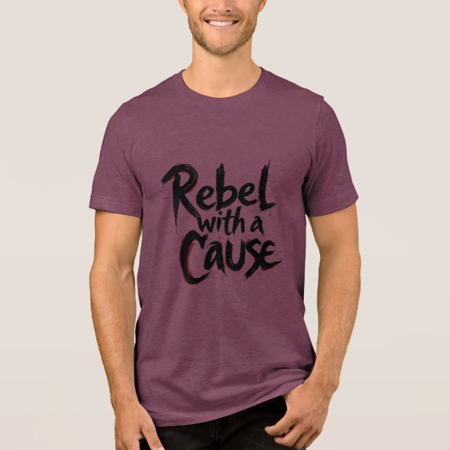 Rebel med orsak t shirt (Framsida)