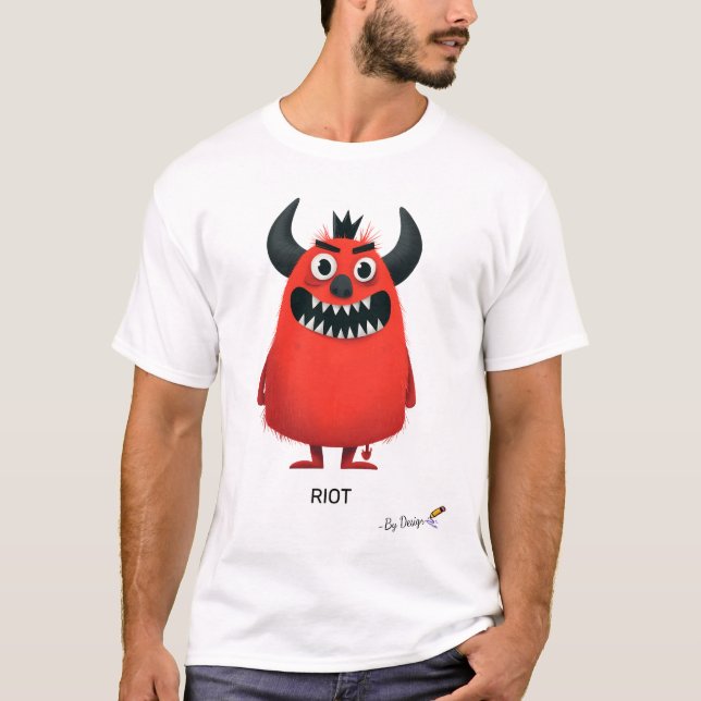 Rebel Monster | Ursprunglig design för Vuxnor T Shirt (Framsida)