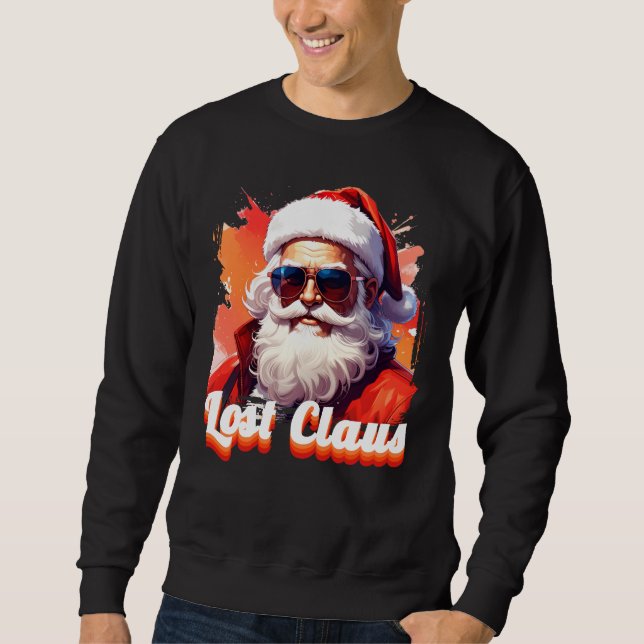 Rebel Santa: The Lost Claus Lång Ärmad Tröja (Framsida)
