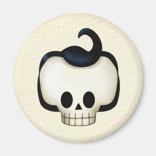 Rebel Skull Magnet