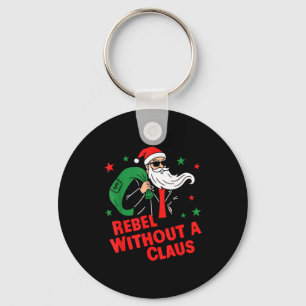 Rebel Without A Claus– Cool Santa Läderjacka C Nyckelring