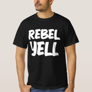 REBEL YELL 1980-talets VINTAGE T-Shirt T-shirts