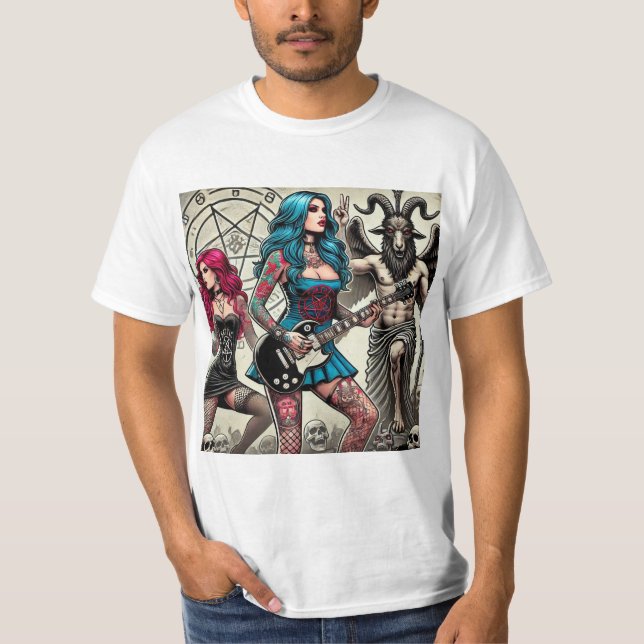 Rebelión Gótica: El Poder de lo Oculto T Shirt (Framsida)