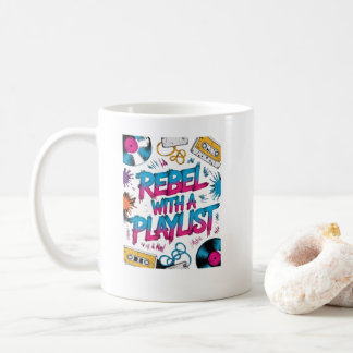 Rebell med en spellista – Retro musikälskare Kaffemugg