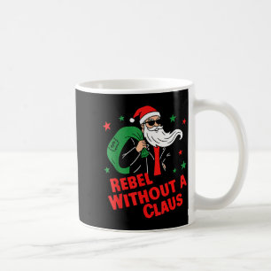 Rebell utan en Claus– Cool Santa läderjacka C Kaffemugg