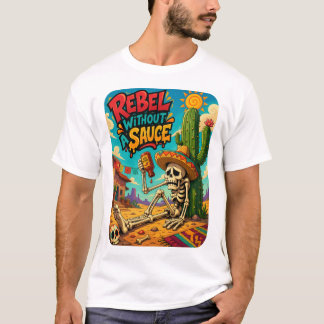Rebell utan sås t shirt