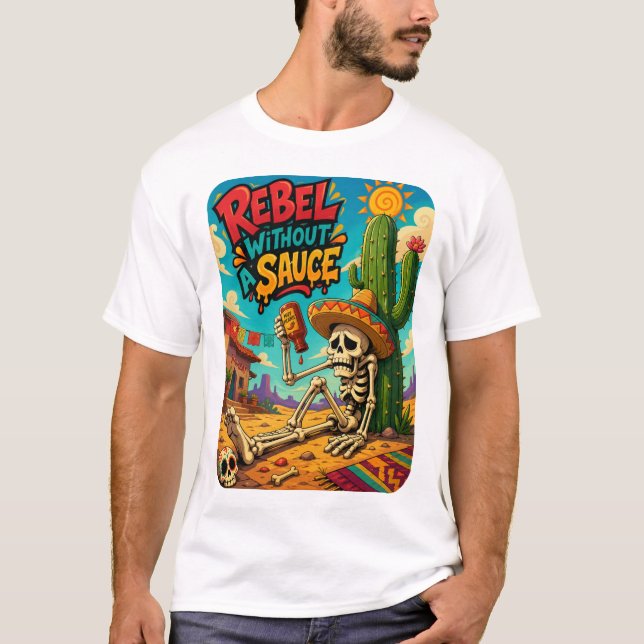 Rebell utan sås t shirt (Framsida)