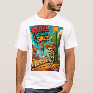 Rebell utan sås t shirt