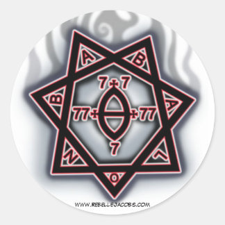 Rebelle Jacobs Sticker Runt Klistermärke