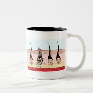Rebellen flår Två-Tonad mugg