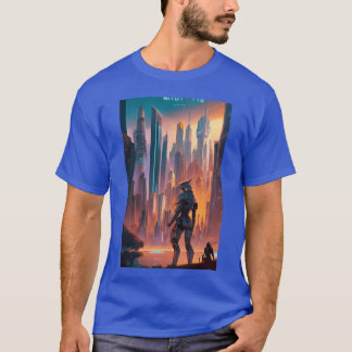 Rebellen i Maskiner A SciFi Movie Poster vin T Shirt