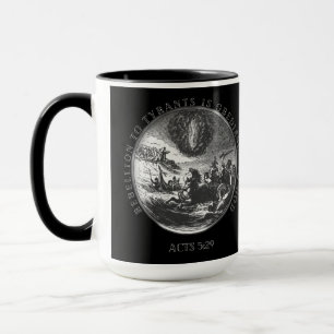 Rebellen till Tyrants är Obedience till Gud Combo Mugg